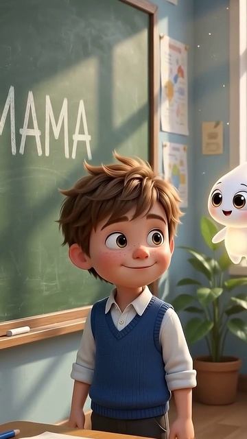 Луми  Первый класс  Лев пишет МАМА на доске  Премьера 28.08