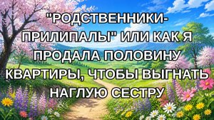 «Родственники-прилипалы» или как я продала половину квартиры, чтобы выгнать наглую сестру