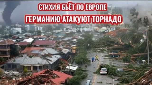 ТОРНАДО И УРАГАНЫ В ЕВРОПЕ❗