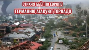 ТОРНАДО И УРАГАНЫ В ЕВРОПЕ❗