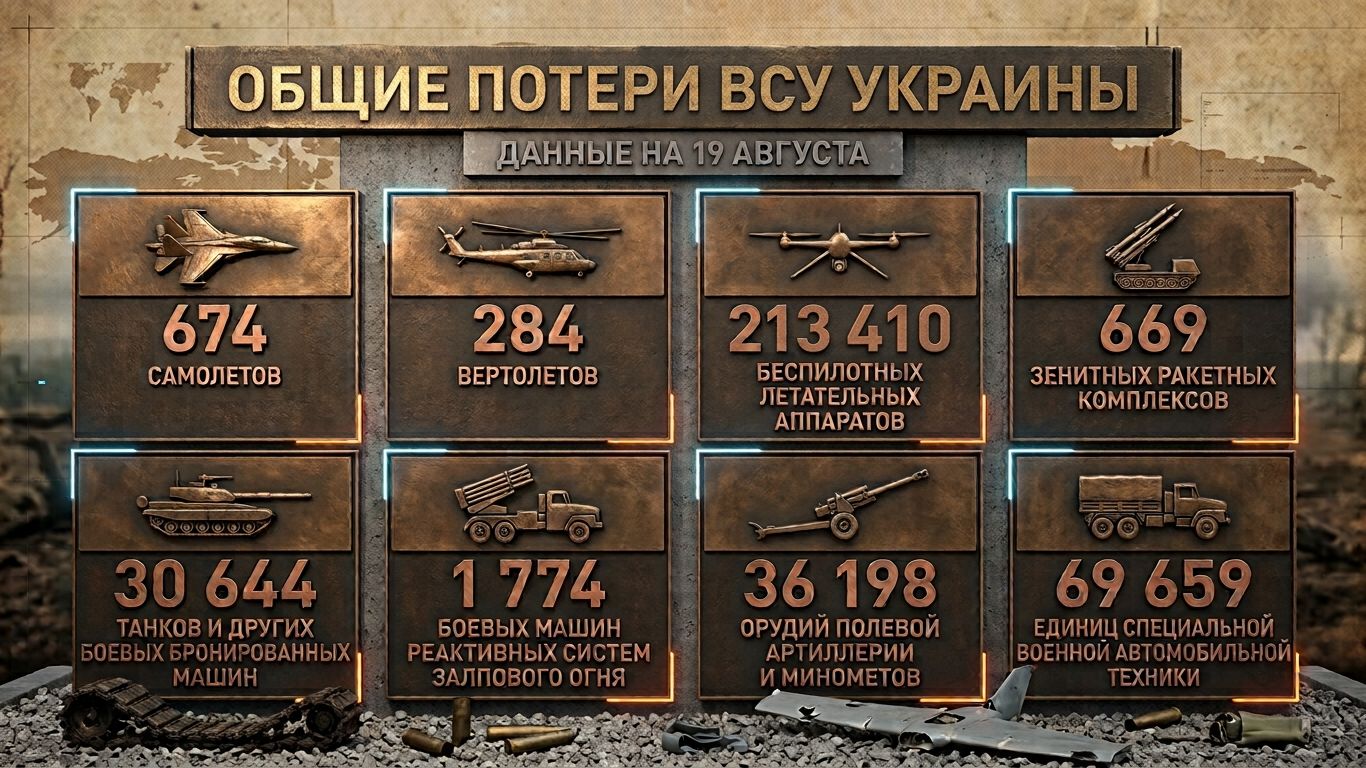 СВО на Украине — сводка боевых действий на19.08.2026 | Карта СВО | Новости фронта