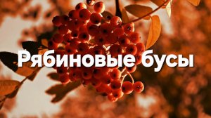 Рябиновые бусы