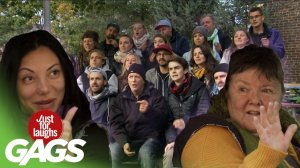 Парковка перед толпой. Шутка!!