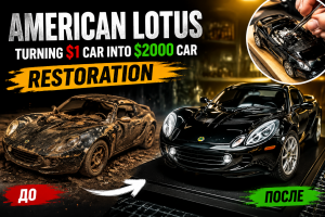 Реставрация заброшенной модели Lotus Elise 111S 1:18