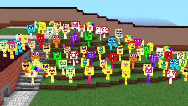 СПРУНКИ OC: Тридцать восемь из Numberblocks добавлен в Minecraft PE 🎵🔥