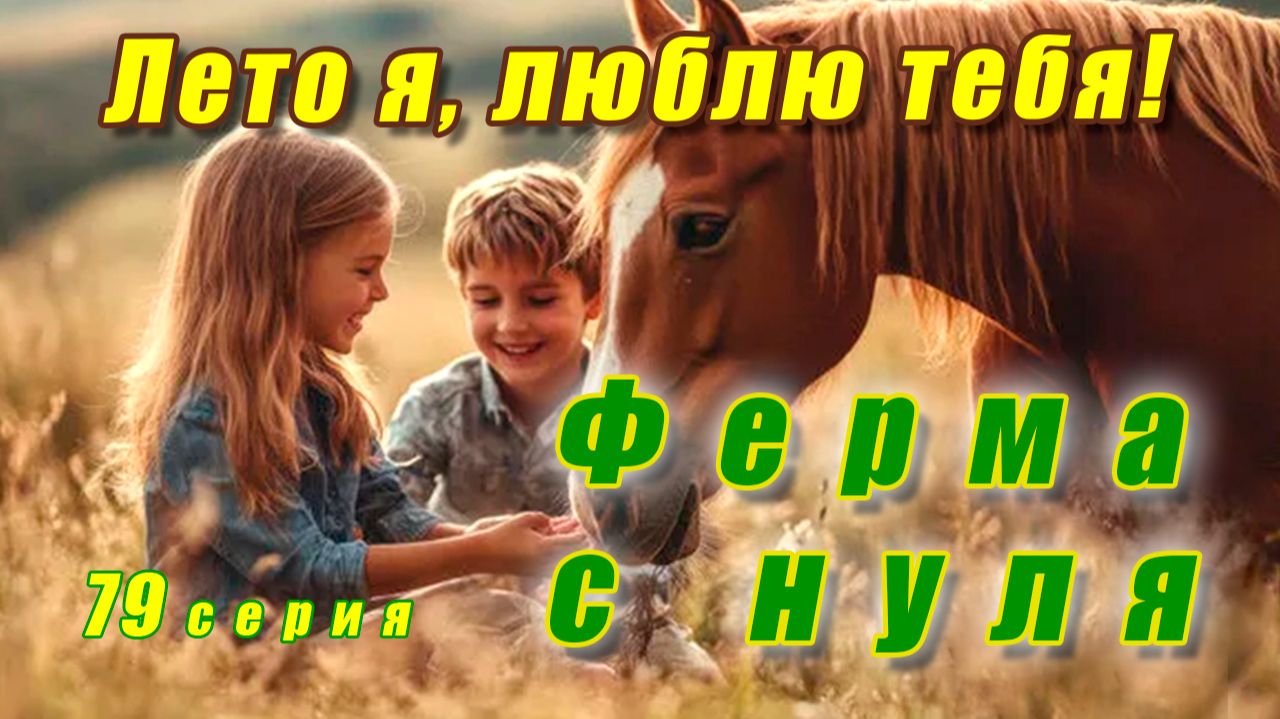 Лето, я люблю тебя! / Строим супер забор / Занимаемся на плацу / Ферма с нуля серия 79