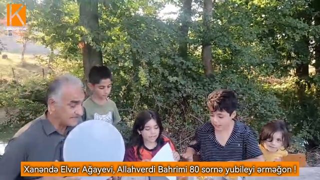 Xanəndə Elvar Ağayevi, Allahverdi Bahrimi 80 Sornə Yubileyi ərməğon !