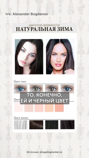Кому ЧЁРНЫЙ цвет категорически НЕ идёт? #мода #стиль #цветотип