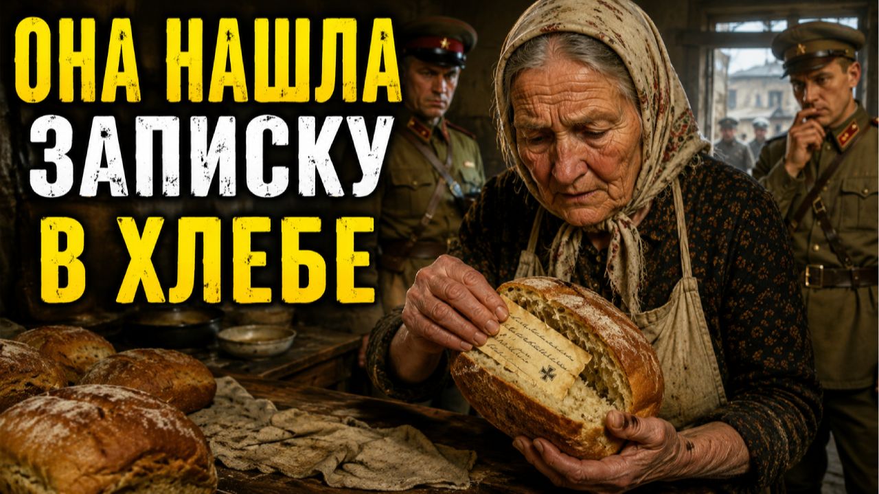 СМЕРШ. СТАРАЯ БУЛОЧНИЦА ПЕКЛА ХЛЕБ — И В ОДНОЙ БУХАНКЕ НАШЛА ЗАПИСКУ ДЛЯ НЕМЕЦКОГО СВЯЗНОГО