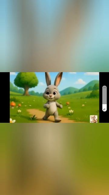 Зайчик 🐰 идёт по дороге дома