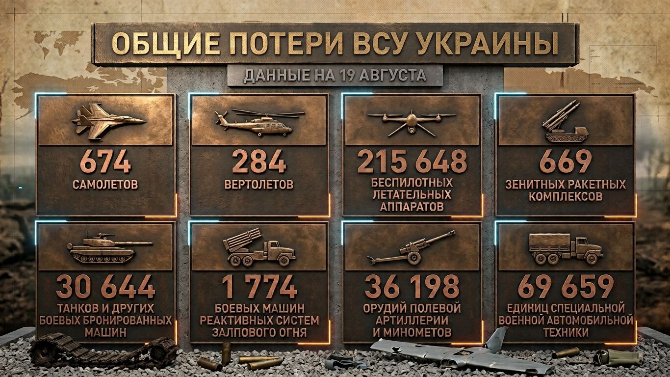 СВО на Украине  сводка боевых действий на19.08.2026  Карта СВО  Новости фронта