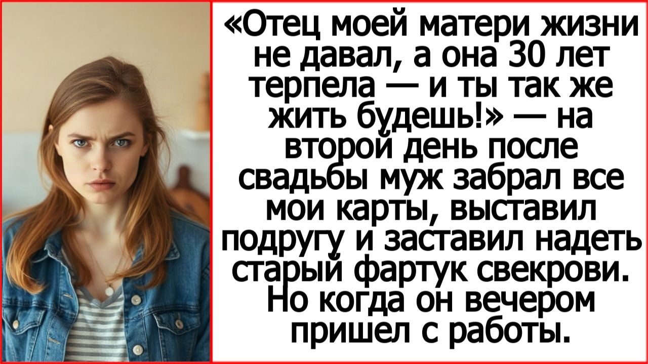 Отец моей матери жизни не давал — и ты так же жить будешь. Истории из жизни про свекровь.