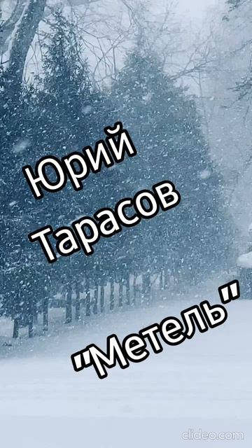 Юрий Тарасов - Метель 🌨️