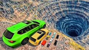 Большие и маленькие машины против Leap OF DEATH. Экстремальные аварии и разрушения