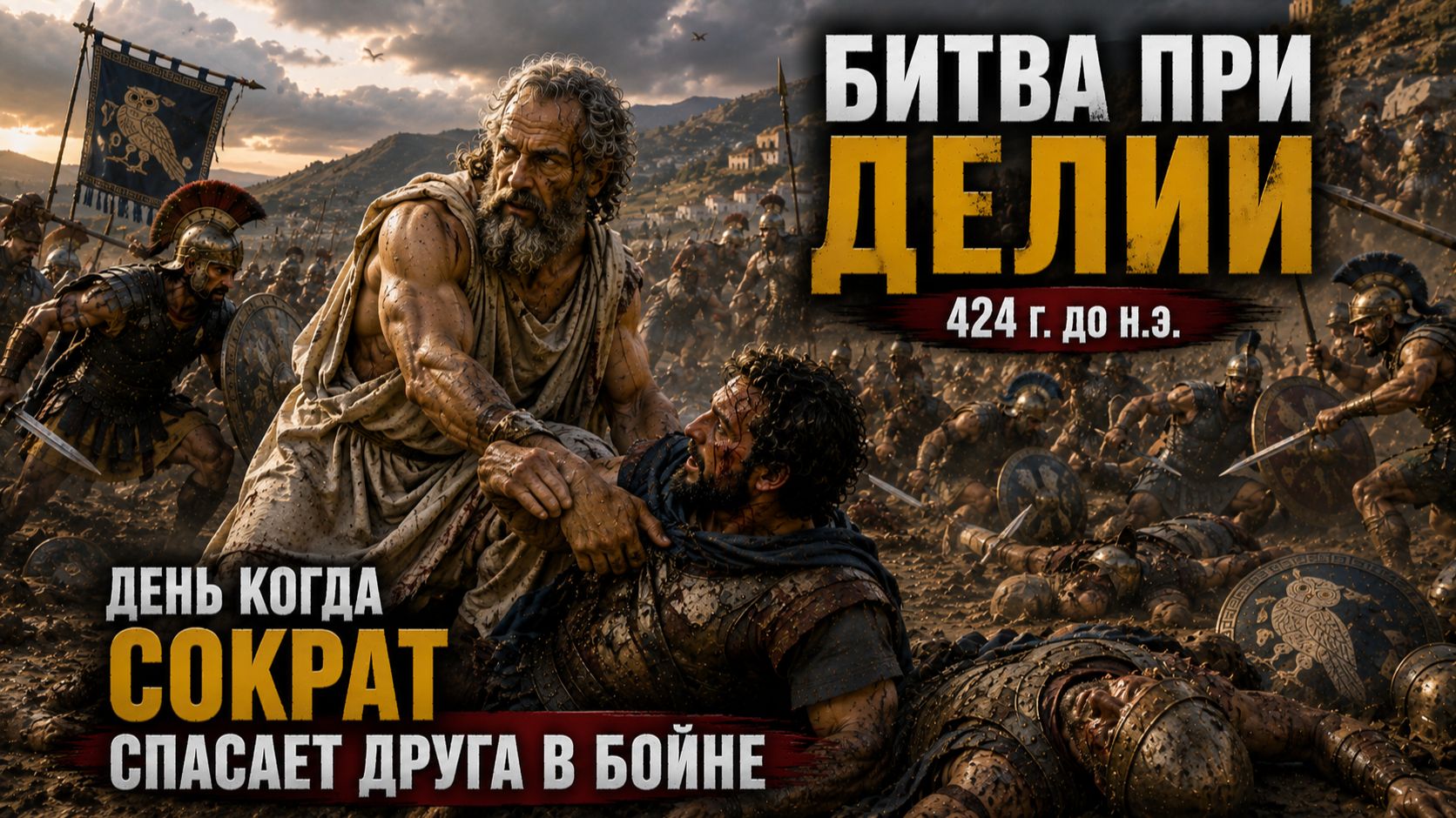 Битва при Делии (424 г. до н.э.) — День когда Сократ спасает друга в бойне.