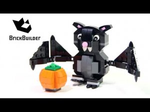 Lego Creator 40090 Хэллоуинская летучая мышь - Ускоренная сборка Lego