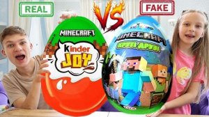 Сюрпризы Майнкрафт ФЕЙК VS ОРИГИНАЛ