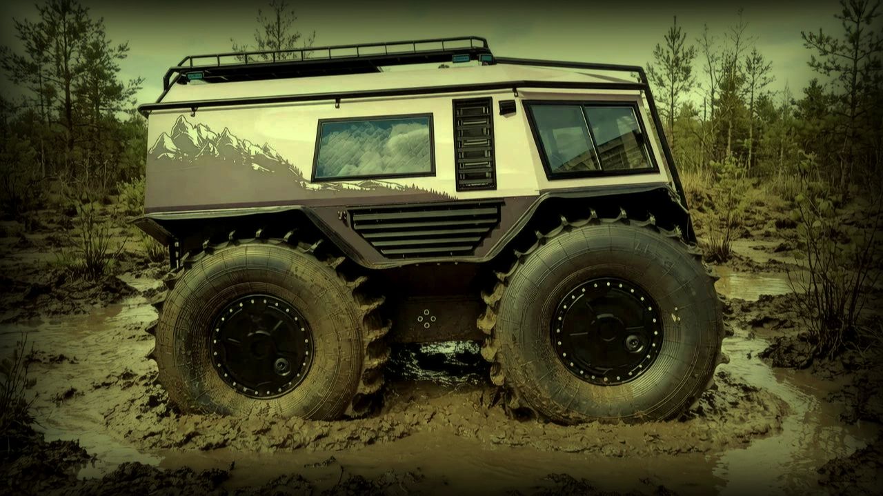 Гибридный вездеход БРО 4wd