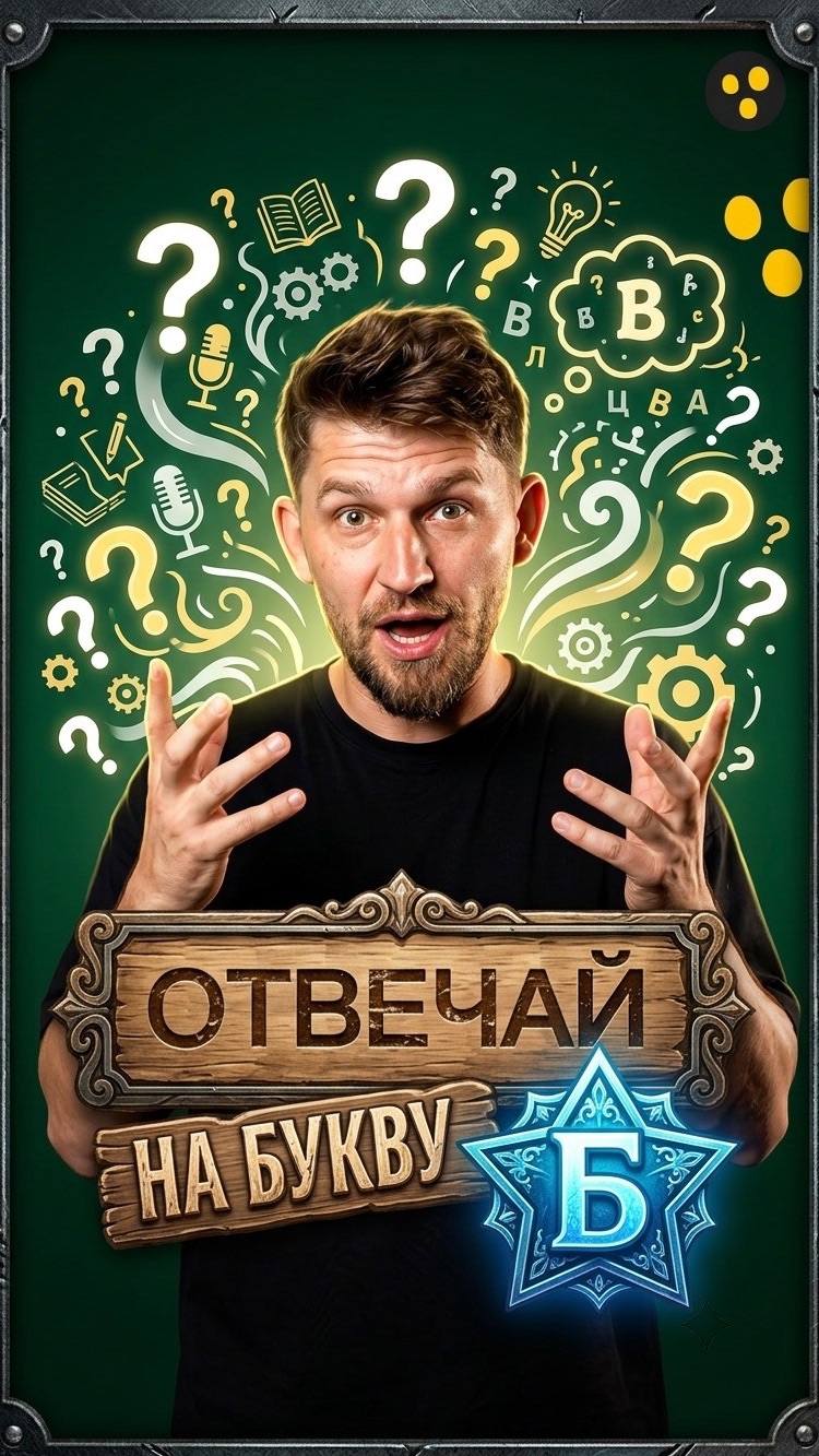 Отвечай на букву Б! 🤩