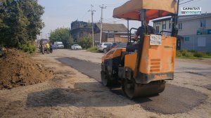 В Сарапуле продолжается ямочный ремонт дорог
