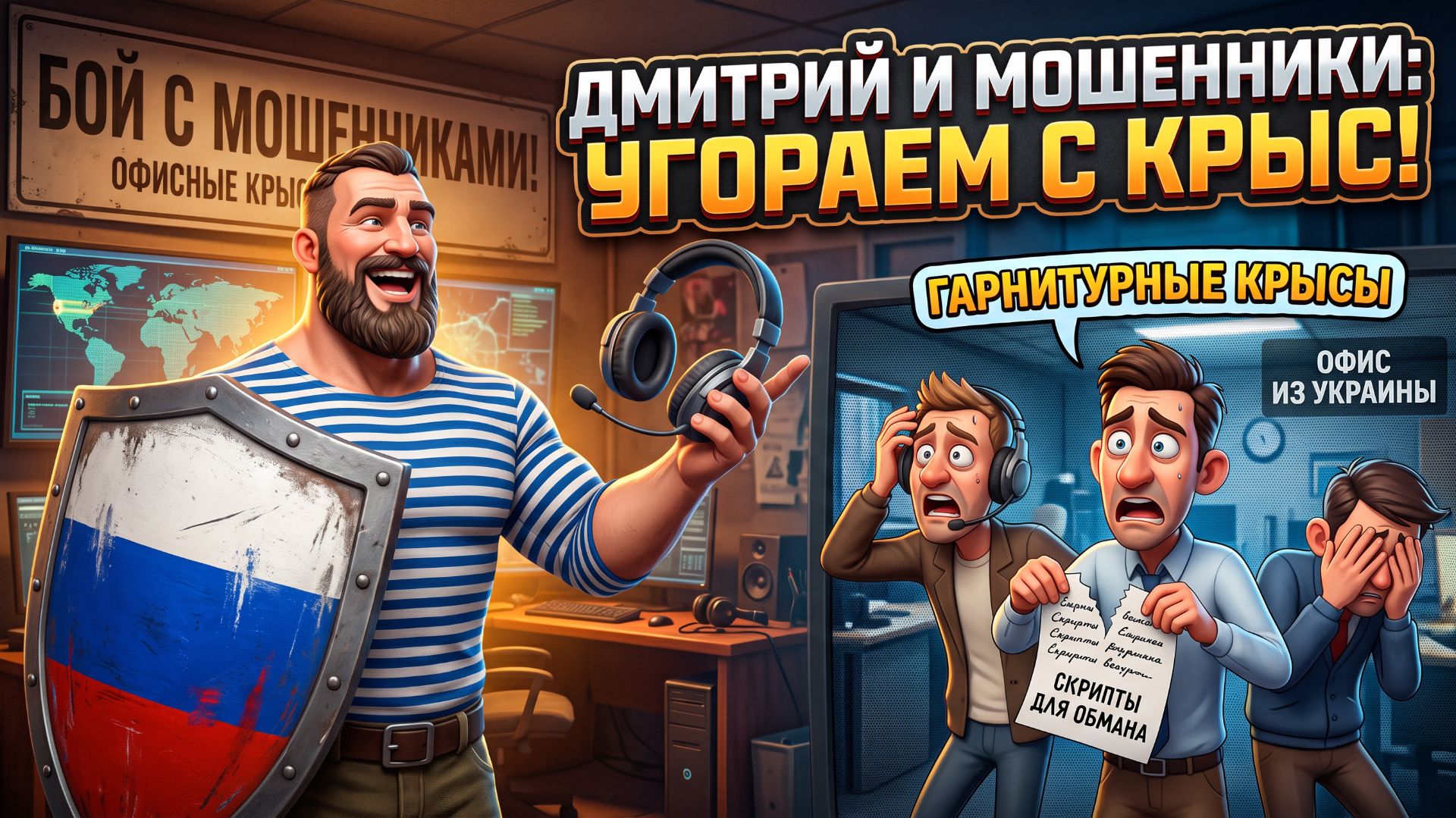 Дмитрий и мошенники. Подборка смешных диалогов в фирменном стиле.