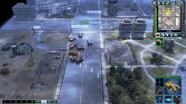Command & Conquer 3 Tiberium Wars  ГСБ - Акт 1 Белый дом Прохождение без комментариев