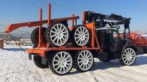 #1745.#УРАЛ ЛЕСОВОЗ#ТЮНИНГ[НD](АВТО БЛОГ 2017)