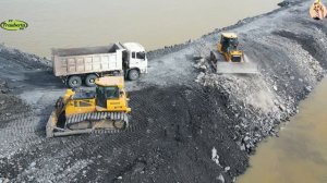 Строительство, дороги на озере, высотные съёмки