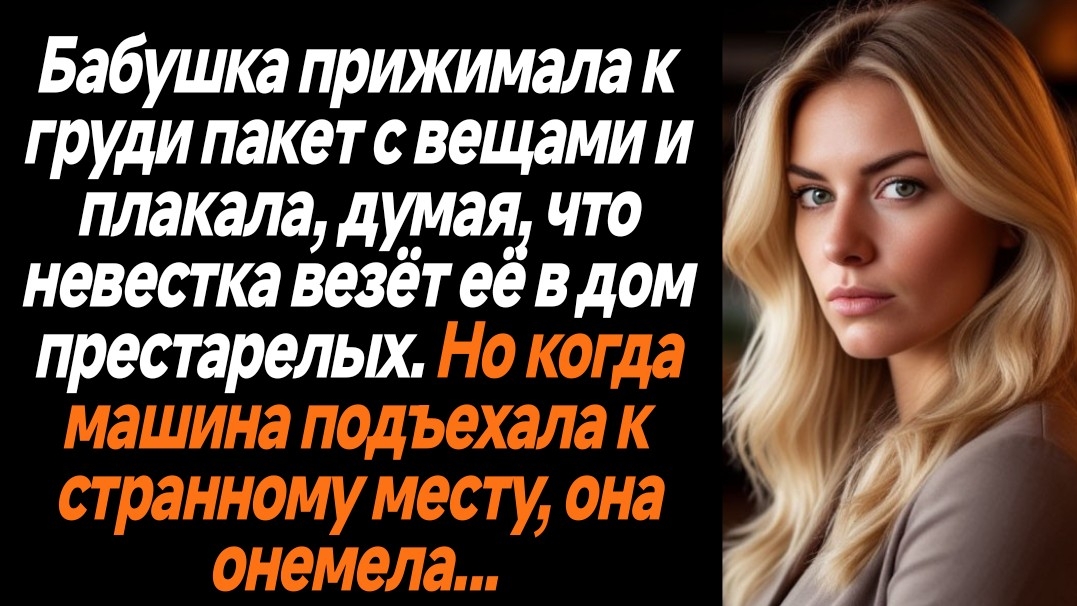 ИСТОРИИ ИЗ ЖИЗНИ/Пожилая женщина думала, что невестка везет её/РЕАЛЬНЫЕ ИСТОРИИ/ЖИЗНЕННЫЕ ИСТОРИИ