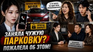 Соседка нагло заняла чужое парковочное место — но не ожидала, что её машину запрут внутри