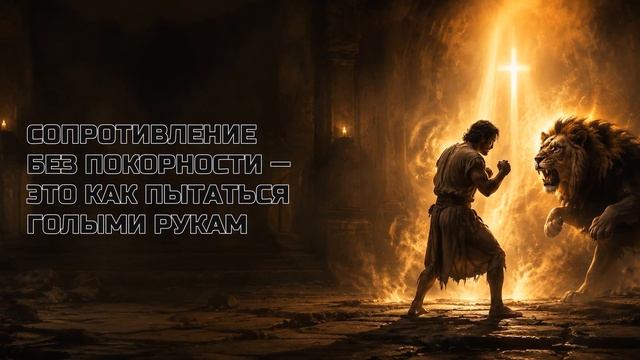 Покорись Господу, и враг убежит от тебя.