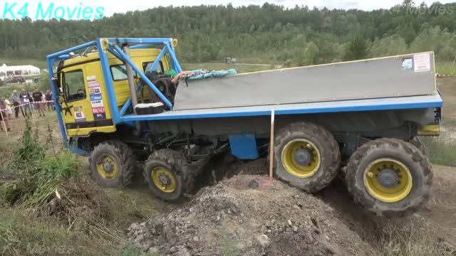 ВОСЬМИКОЛЕСНЫЙ МОНСТР! Огромный Mercedes 8x8