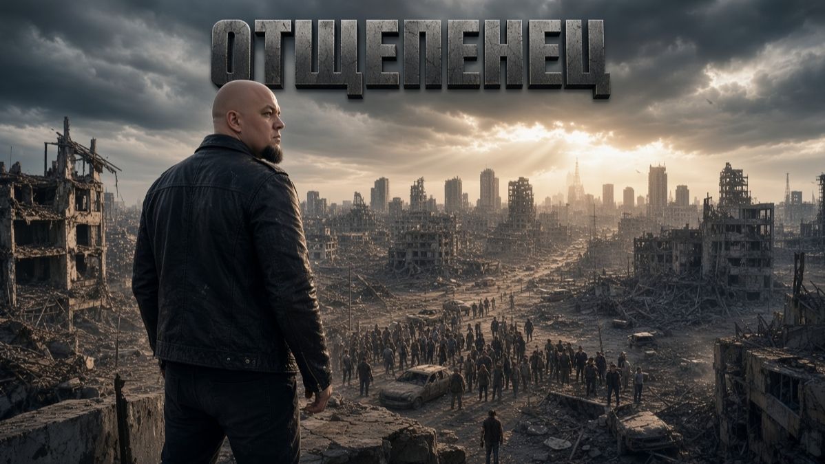 ⚡ ОТЩЕПЕНЕЦ — Когда весь мир сошёл с ума | Постапокалиптический рок-клип | ZUBR