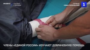 Члены «Единой России» прошли курс доврачебной помощи