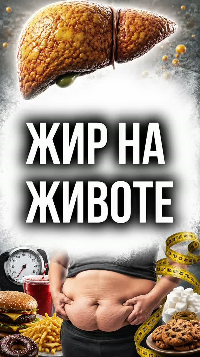 Жир на животе