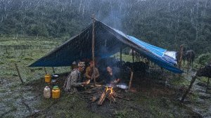 Лучшая жизнь гималайского пастуха в дождливый день | Расслабляющее видео о деревне