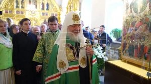 Визит патриарха Московского и всея Руси Кирилла на Соловки