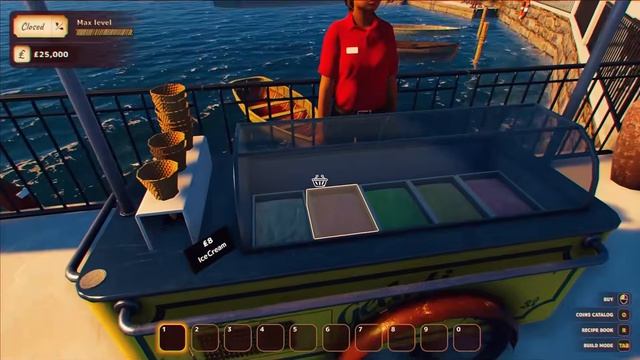 Трейлер Vacation Cafe Simulator (запуск)