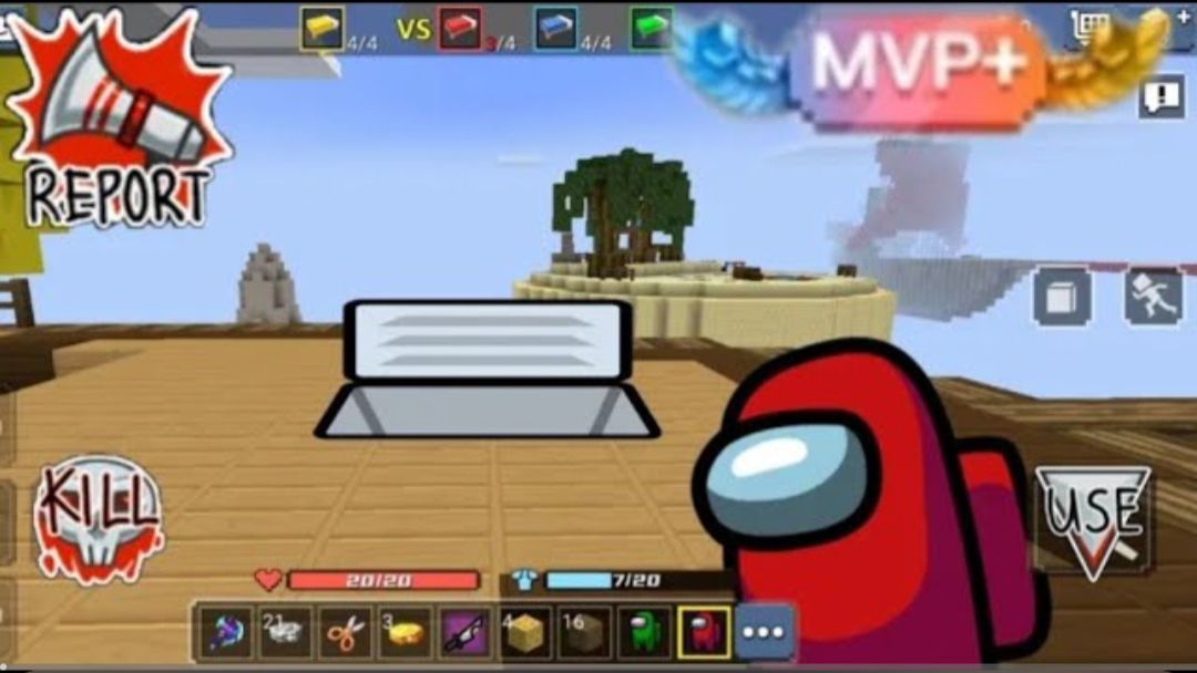 Blockman go Among us игра 11.03.2021