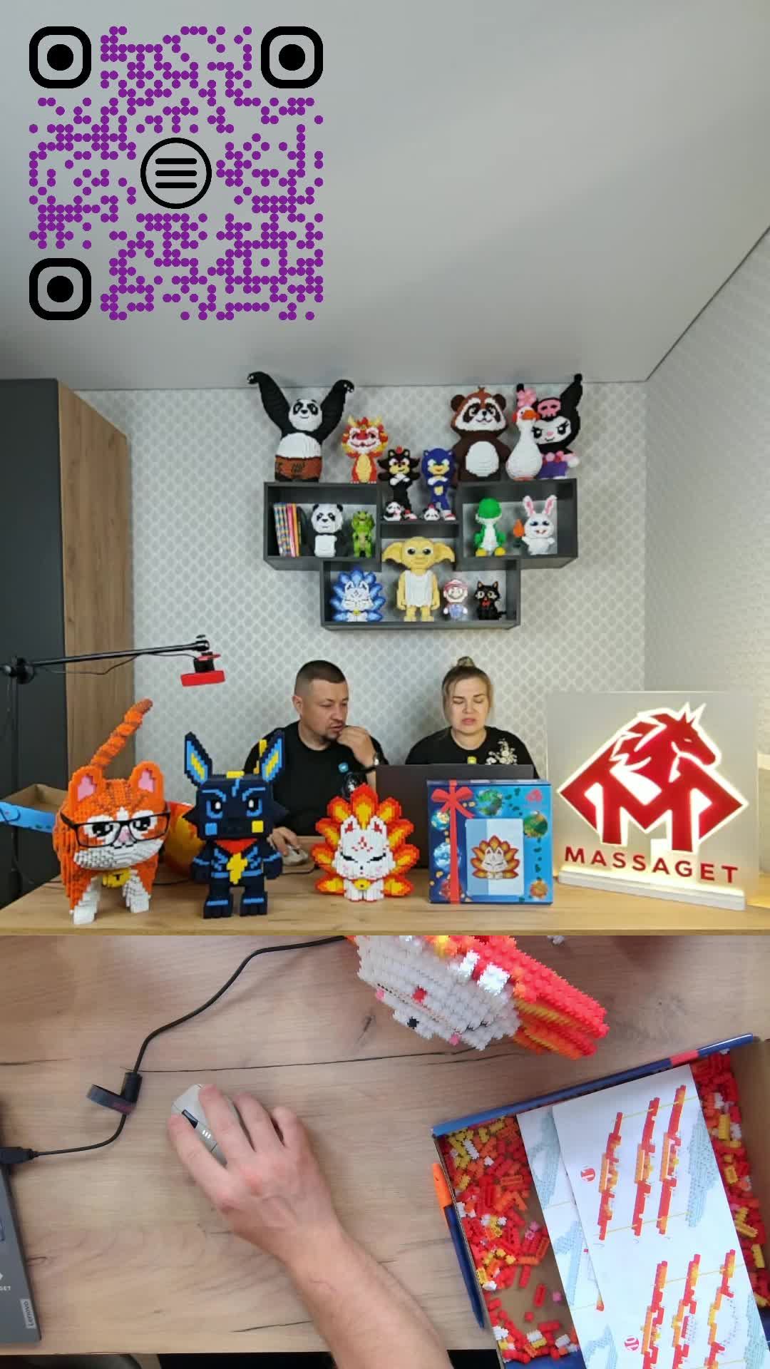 Собираем 3D-конструкторы в прямом эфире | MASSAGET