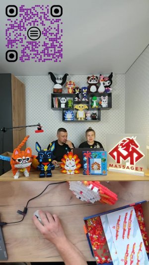 Собираем 3D-конструкторы в прямом эфире | MASSAGET