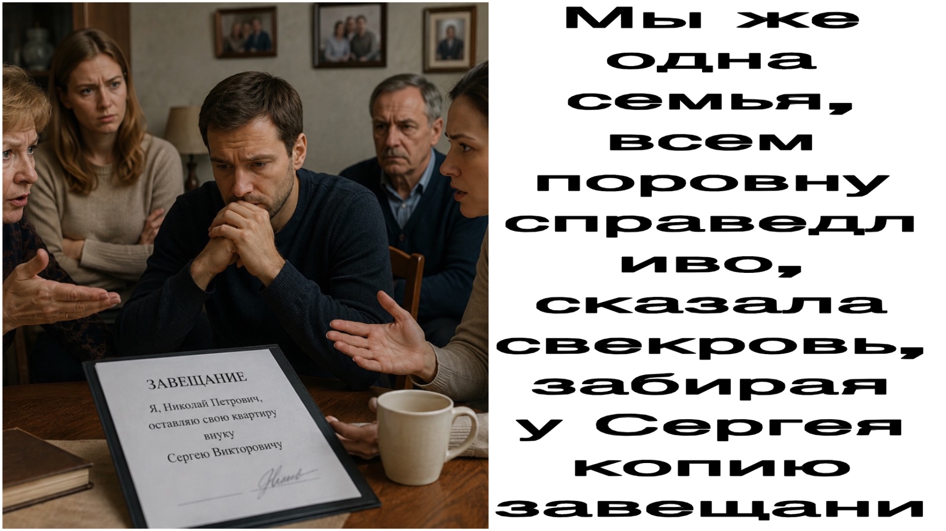 Истории из жизни|Мы же одна семья, всем поровну справедливо, сказала свекровь,