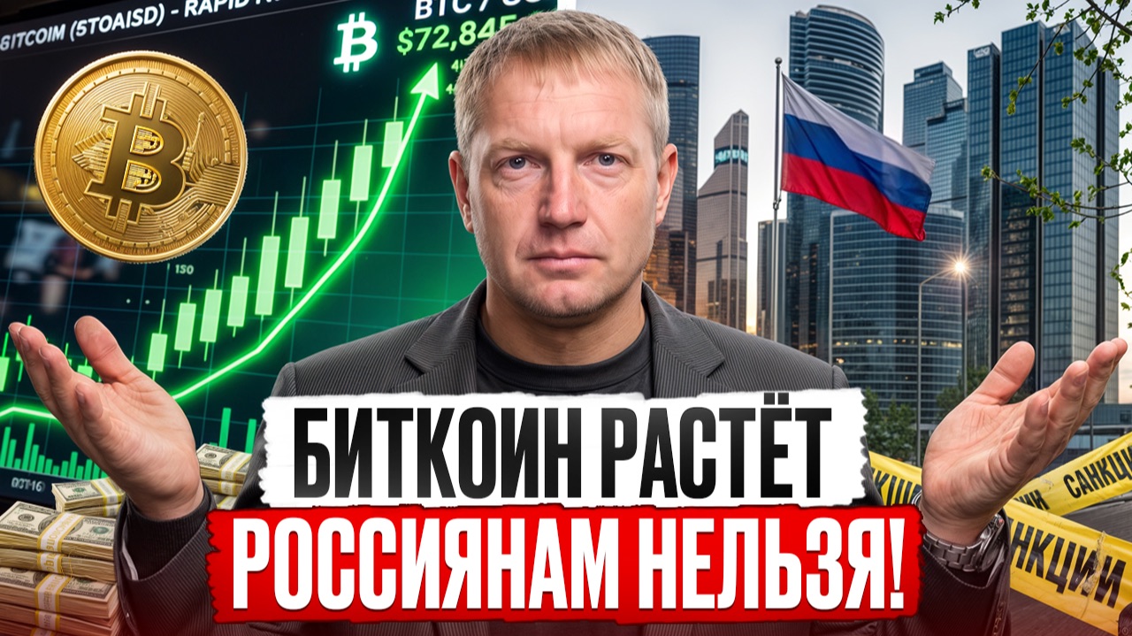 Биткоин стремительно растет, акции России падают: что на самом деле происходит?