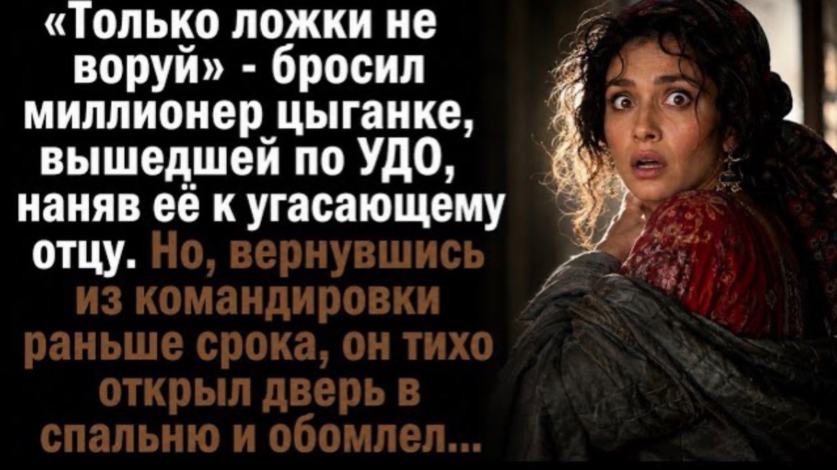 Миллионер нанял зэчку-цыганку к угасающему отцу. Вернувшись раньше срока он открыл спальню и обомлел