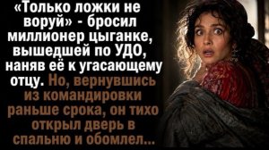 Миллионер нанял зэчку-цыганку к угасающему отцу. Вернувшись раньше срока он открыл спальню и обомлел