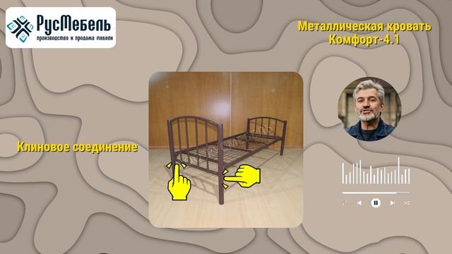 Одноярусные кровати Комфорт - характеристики и цены Русмебель