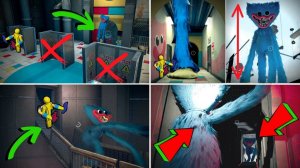 ВСЕ ЭКСПЕРИМЕНТЫ HUGGY WUGGY, подборка в Poppy Playtime