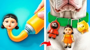 Как стать куклой из Игры в кальмара! Мейковер из ботанши в популярную!