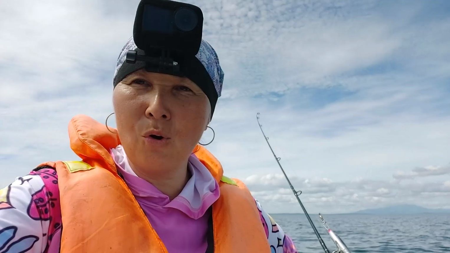 Эта рыба таскала нас по морю , как тузик грелку..