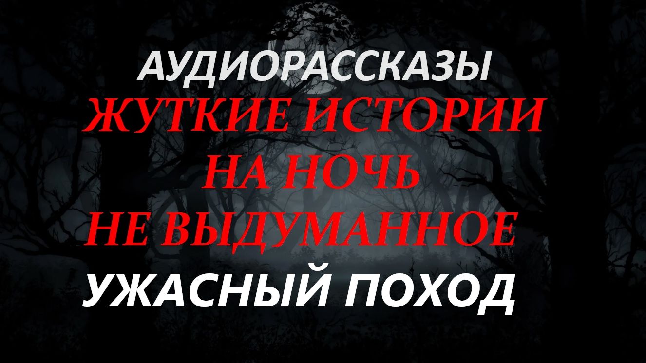 СТРАШНЫЕ РАССКАЗЫ НА НОЧЬ-УЖАСНЫЙ ПОХОД